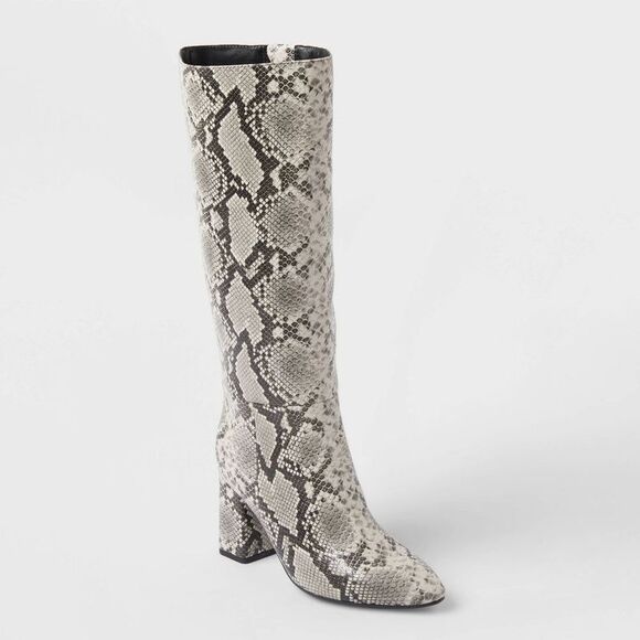 A New Day Shoes - Open Box - A New Day - Women’s Evangeline Boots with Memory Foam Insole – Cream